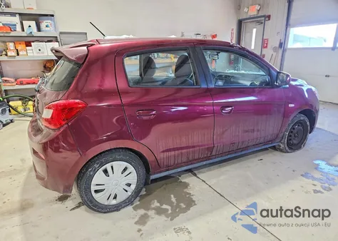 2018 Mitsubishi Mirage Es z USA, uszkodzony, nr VIN ML32A3HJ6JH002295